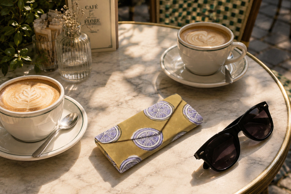 Lemon Bloom Sunglass Case