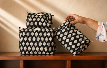 Black Marigold Travel Set