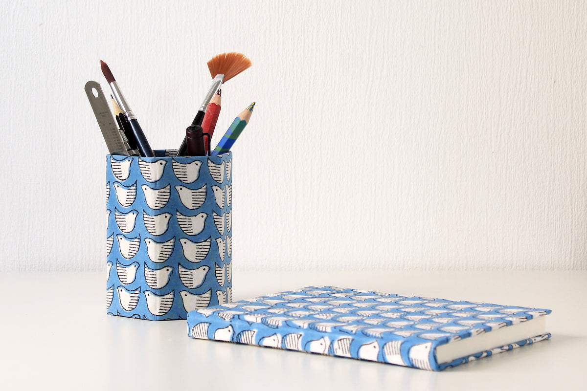 Bluebird Song Desk Organizer
