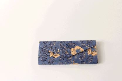 Blue Meadow Sunglass Case