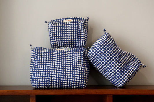 Indigo Pebble Travel Set