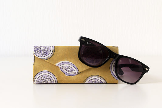 Lemon Bloom Sunglass Case