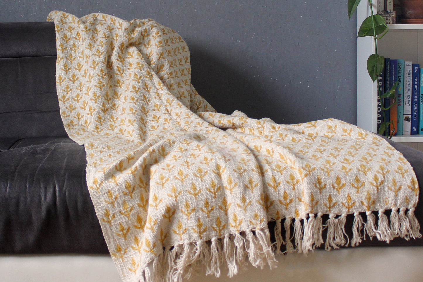 Ochre Bloom Throw